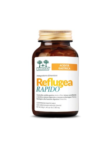 REFLUGEA RAPIDO SALUGEA 45 COMPRESSE MASTICABILI DA 1380 MG