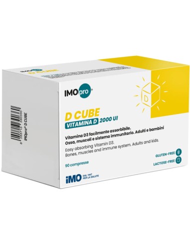 IMOPRO D CUBE 90 COMPRESSE 600 MG