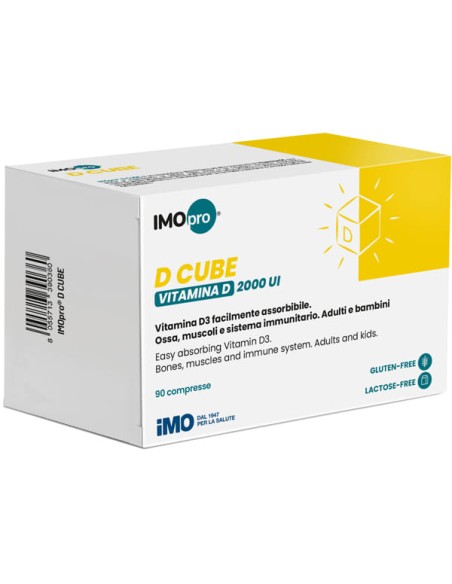 IMOPRO D CUBE 90 COMPRESSE 600 MG