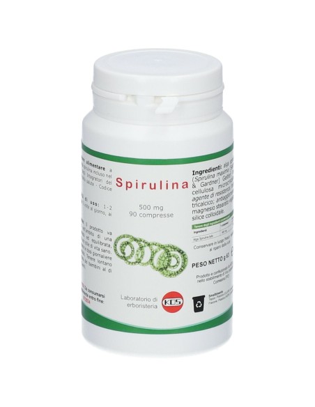 SPIRULINA 90 COMPRESSE 500 MG