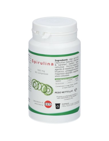 SPIRULINA 90 COMPRESSE 500 MG