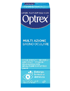 BAGNO OCULARE OPTREX MULTI AZIONE 300 ML + OCCHIERA FLESSIBILE