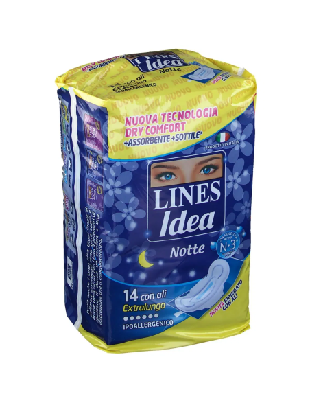 LINES IDEA NOTTE CON ALI RIPIEGATE 14 PEZZI
