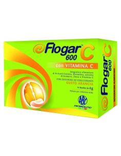 FLOGAR C 600 CON VITAMINA C 14 BUSTINE GUSTO ARANCIA