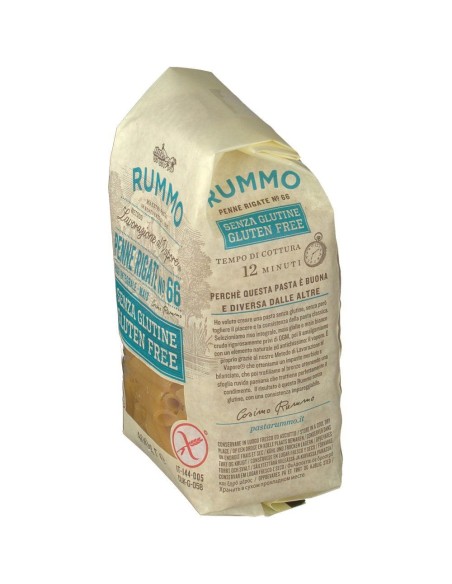 RUMMO PENNE RIGATE N66 DI RISO INTEGRALE E MAIS 400 G