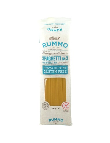 RUMMO SPAGHETTI N3 DI RISO INTEGRALE E MAIS 400 G