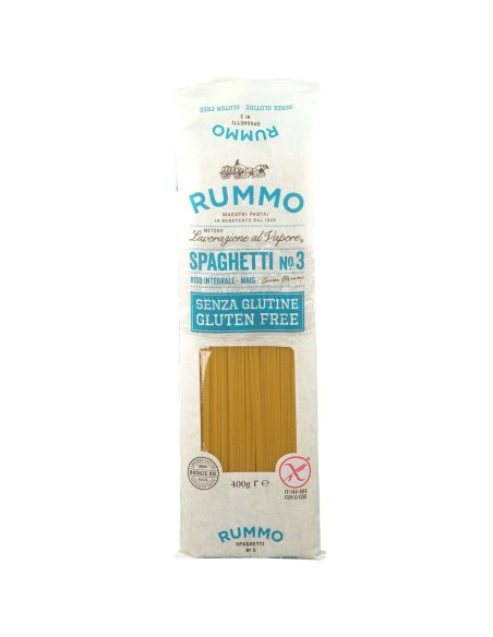 RUMMO SPAGHETTI N3 DI RISO INTEGRALE E MAIS 400 G