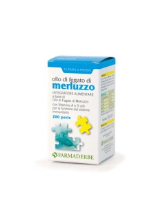 OLIO DI FEGATO DI MERLUZZO 200 PERLE