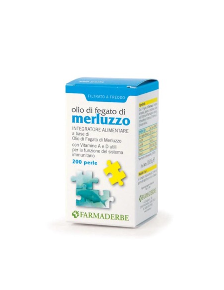 OLIO DI FEGATO DI MERLUZZO 200 PERLE