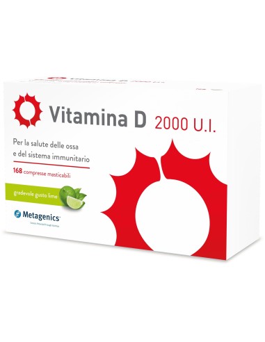 VITAMINA D 2000 UI 168 COMPRESSE MASTICABILI
