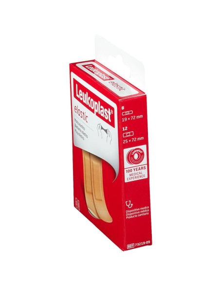 LEUKOPLAST ELASTIC 20 PEZZI ASSORTITI 2 MISURE