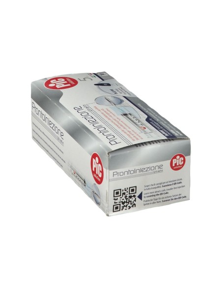 SIRINGA PIC SOLUTION PRONTA INIEZIONE AGO MONTATO MISURA GAUGE 23 1 1/4 10 PEZZI