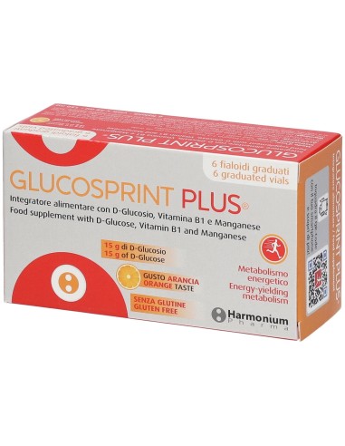 GLUCOSPRINT PLUS ARANCIA 6 FIALOIDI DA 25 ML