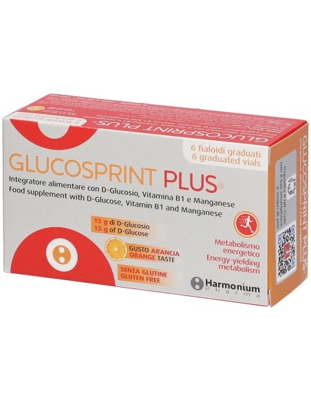 GLUCOSPRINT PLUS ARANCIA 6 FIALOIDI DA 25 ML