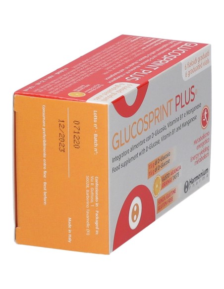 GLUCOSPRINT PLUS ARANCIA 6 FIALOIDI DA 25 ML