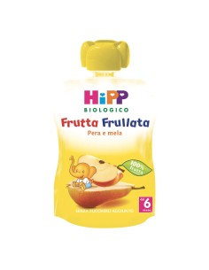 HIPP BIO FRUTTA FRULLATA PERA MELA 90 G