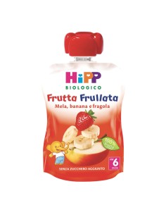 HIPP BIO FRUTTA FRULLATA MELA BANANA FRAGOLA 90 G