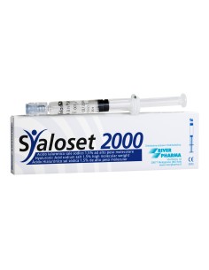 SIRINGA INTRA-ARTICOLARE SYALOSET 2000 ACIDO IALURONICO 1,5% 2 ML 1 PEZZO