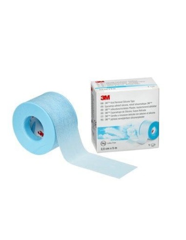 CEROTTO IN ROCCHETTO MICROPORE SILICONE IPOALLERGENICO 2,5 X 500 CM