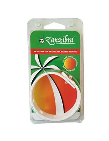 ZANZIBRA' BRACCIALE ANTIZANZARA RELIEF WHITE