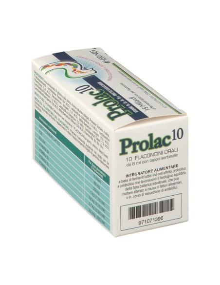 PROLAC10 FERMENTI LATTICI 15 MILIARDI 10 FLACONCINI 8 ML