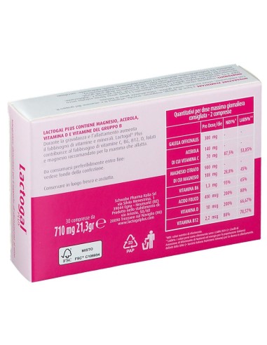 LACTOGAL PLUS 30 COMPRESSE
