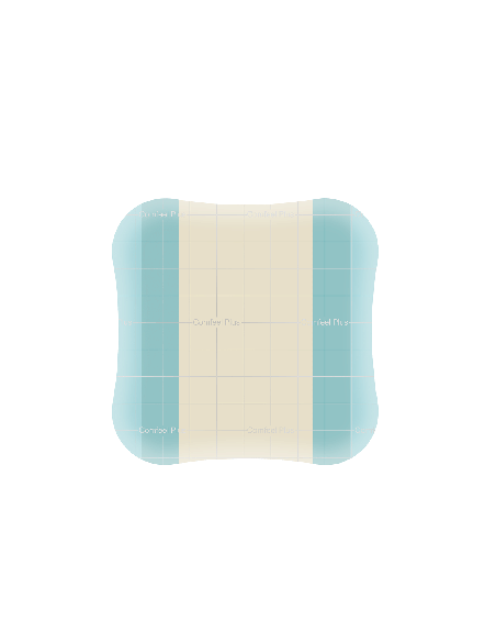 MEDICAZIONE SPECIALE ATTIVA CON IDROCOLLOIDE CON BORDI SMUSSATI COMFEEL PLUS 10X10 CM 10 PEZZI