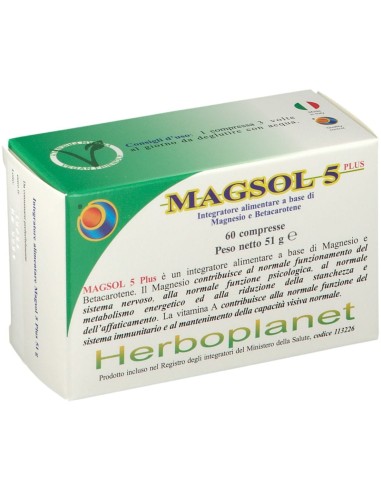 MAGSOL 5 PLUS 60 COMPRESSE