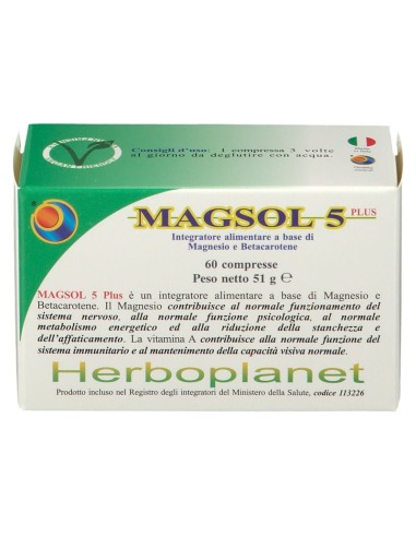 MAGSOL 5 PLUS 60 COMPRESSE