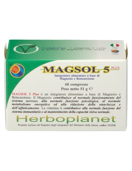 MAGSOL 5 PLUS 60 COMPRESSE