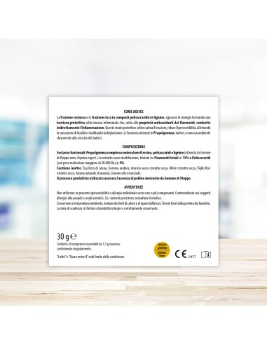 PROPOLGEMMA 20 COMPRESSE OROSOLUBILI ADULTI 1,50 G