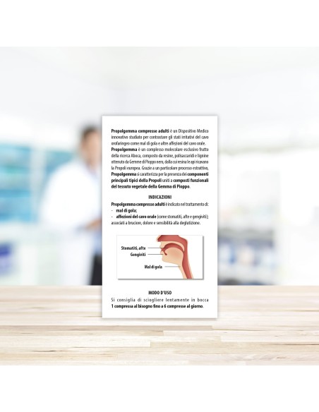 PROPOLGEMMA 20 COMPRESSE OROSOLUBILI ADULTI 1,50 G