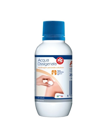 PIC SOLUTION ACQUA OSSIGENATA 10 VOLUMI PEROSSIDO DI IDROGENO 3% 250 ML