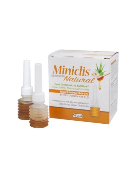 MINICLIS NATURAL MD BAMBINI 6 PEZZI