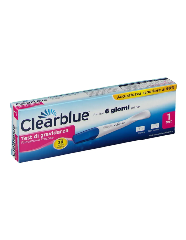 TEST DI GRAVIDANZA CLEARBLUE RILEVAZIONE PRECOCE 1 PEZZO