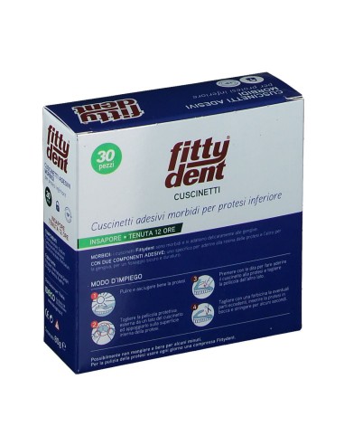 FITTYDENT CUSCINETTI ADESIVI 30 PEZZI NF
