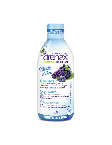 DRENAX FORTE PLUS ORIGINALE CON MIRTILLO E UVA 750 ML