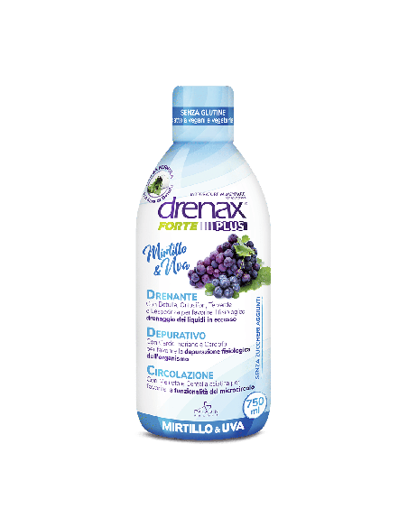 DRENAX FORTE PLUS ORIGINALE CON MIRTILLO E UVA 750 ML