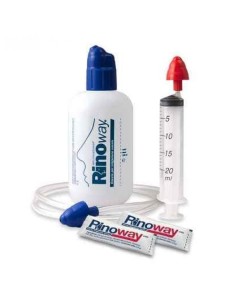 RINOWAY DOCCIA PER IRRIGAZIONE NASALE + 15 SALI ISOTONICI