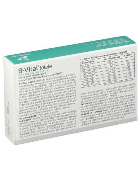 B-VITAL TOTALE 30 COMPRESSE RIVESTITE