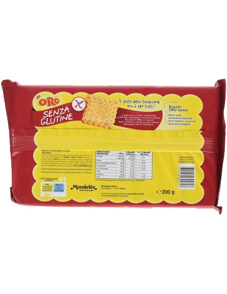 ORO SAIWA BISCOTTI SENZA GLUTINE 200 G