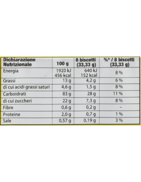 ORO SAIWA BISCOTTI SENZA GLUTINE 200 G