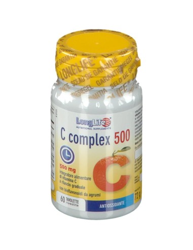 LONGLIFE C COMPLEX 500 TIME RELEASED 60 TAVOLETTE RIVESTITE