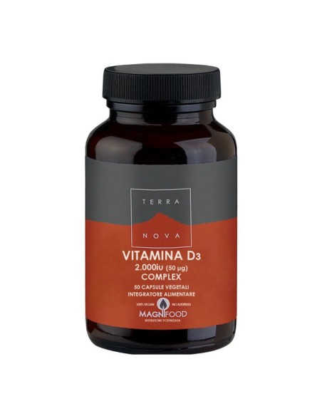 TERRANOVA COMPLESSO DI VITAMINA D3 2000 IU (50UG) 50 CAPSULE