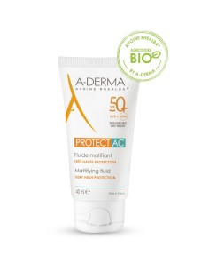 ADERMA A-D PROTECT AC FLUIDO MAT 50+ 40 ML