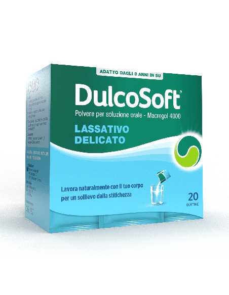 Dulcosoft Polvere per Soluzione Orale, Lassativo, Macrogol per Stitichezza