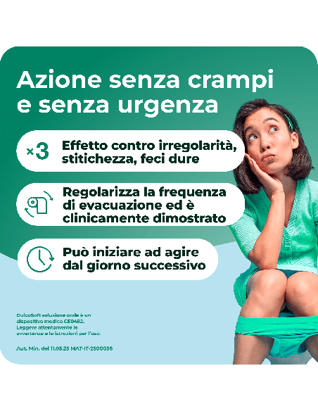 Dulcosoft Polvere per Soluzione Orale, Lassativo, Macrogol per Stitichezza