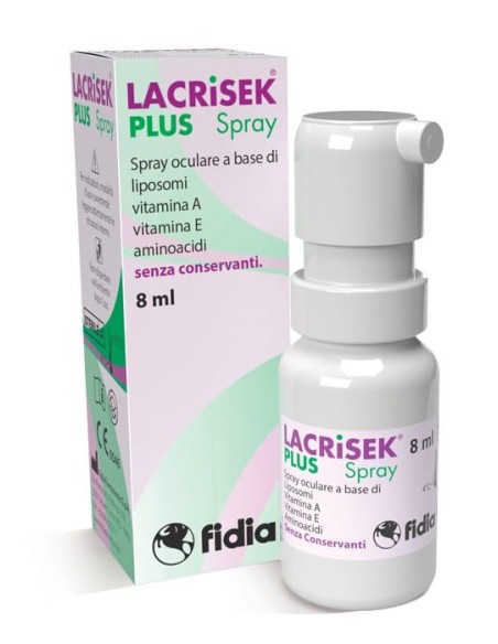LACRISEK PLUS SPRAY SENZA CONSERVANTI SOLUZIONE OFTALMICA 8 ML