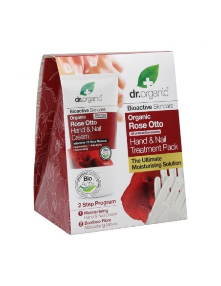 DR ORGANIC ROSE OTTO ROSA CREAM PACK CREMA MANI CON GUANTO IN BAMBU' SPECIAL PACK
