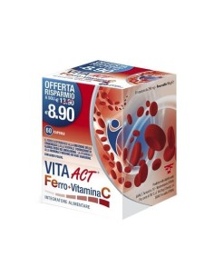 VITA ACT FERRO+VITAMINA C 60 CAPSULE